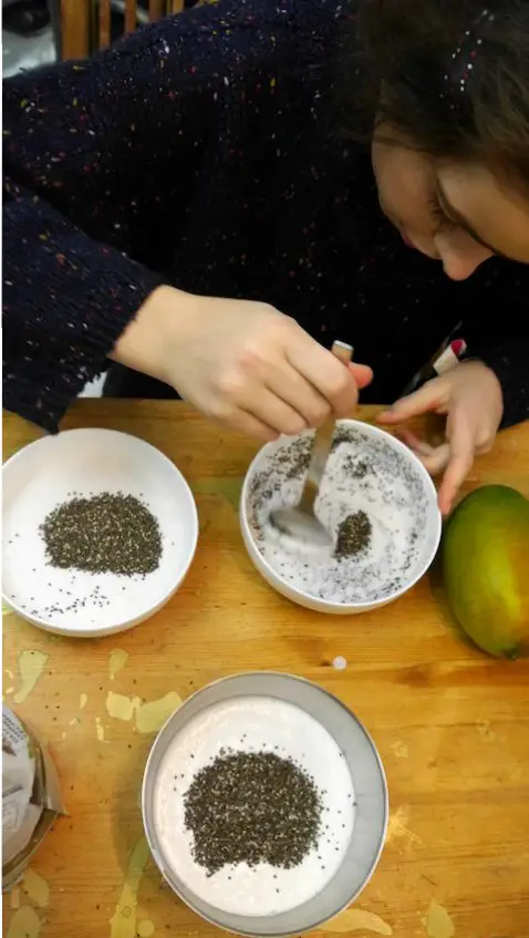 Chia-Pudding mit Obst - einfache Rezepte für Kinder