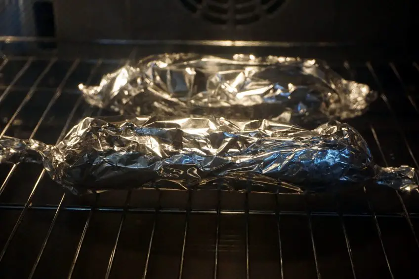 Spargel in Alufolie aus dem Backofen - Kochen mit Kindern