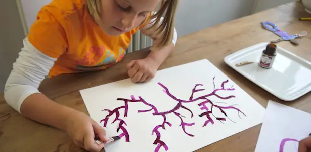 Wäscheklammer-Kalligrafie für eine schönere Handschrift bei Kindern