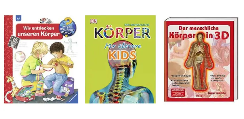 Antworten auf Kinderfragen und Buchempfehlungen: Körperwissen