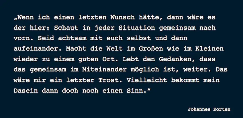 Menschen mit Depressionen, bleibt bei uns! Gedanken am #wirfürHannes Tag