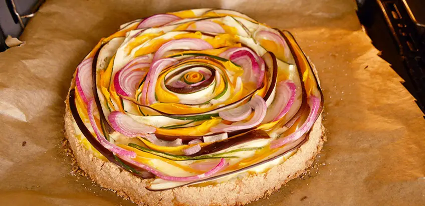 Quiche-Mandala für Kinder – mit Kindern kochen