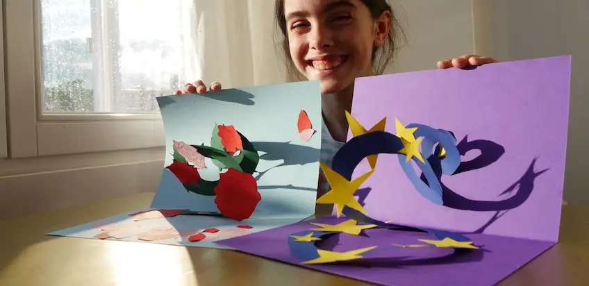 Wunderschöne Popup Karten mit Kindern basteln – für Hochzeiten & Geburtstage