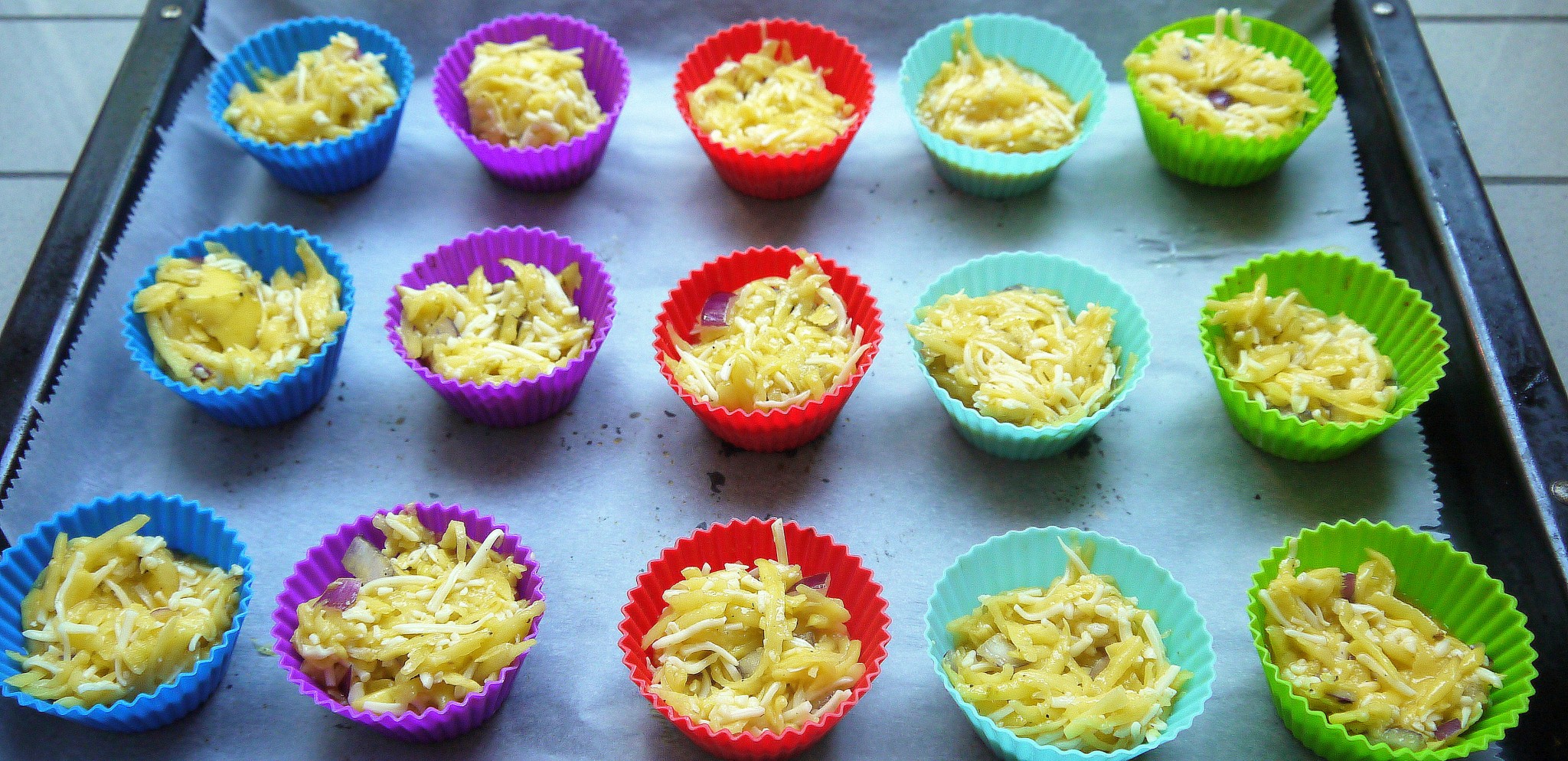 Herzhafte KartoffelMuffins Backen mit Kindern