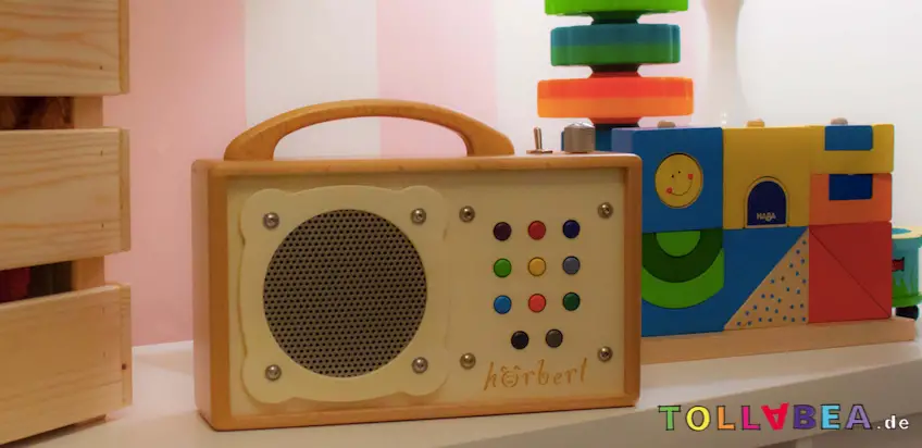 Werbung: Ein langlebiger MP3-Player für Kinder mit tollem Klang | Hörbert ist ein Ohrenschmaus