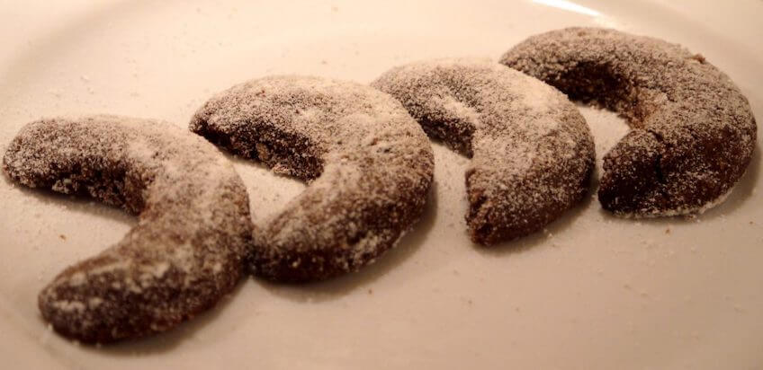 Schokoladen Kipferl - Backen mit Kindern... #nomnomnom