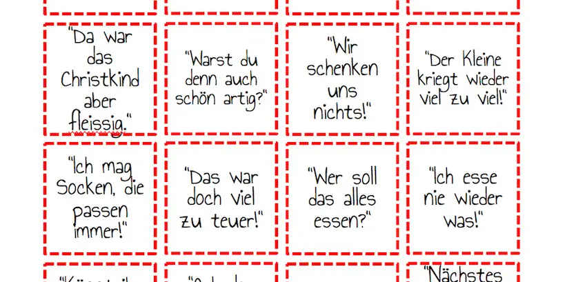 Die Grosse Sammlung Der Floskeln An Weihnachten Bullshit Bingo Inklusive