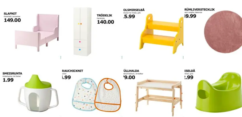 Familienbett Alleaufmamå – Noch mehr kindertaugliche Namen für Ikea Produkte!