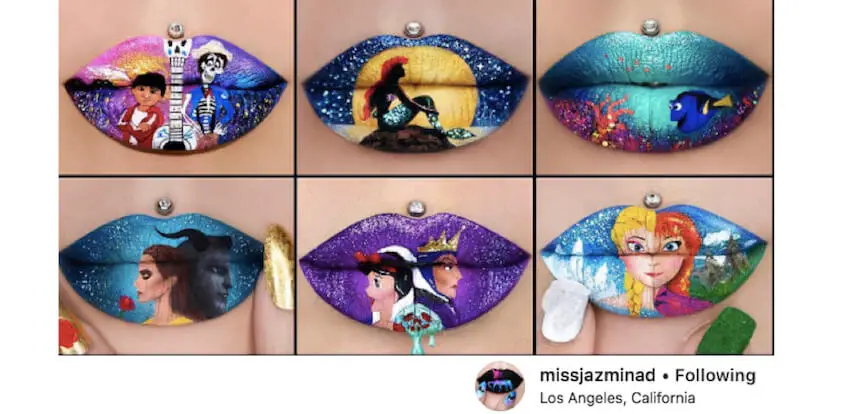 Bemalte Lippen – eine 26jährige Australierin feiert virale Erfolge im Netz: Jazmina Daniel