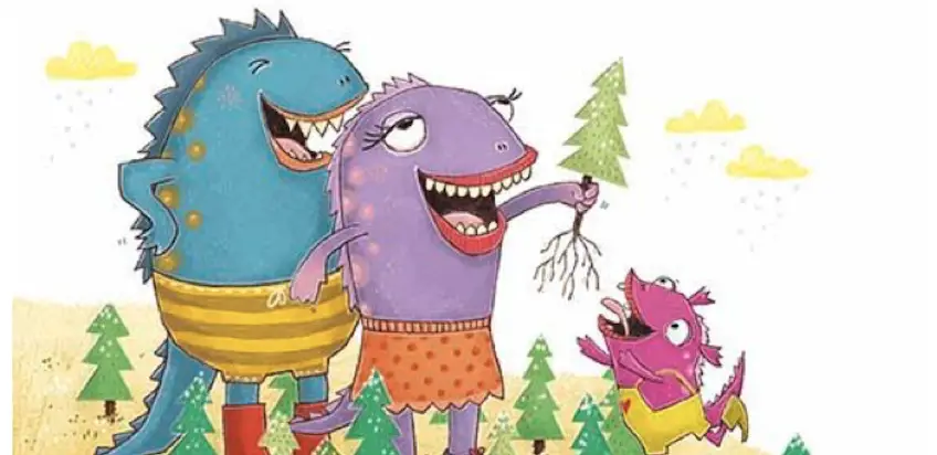 Monsterweihnacht – eine Minutengeschichte von Cally Stronk und Christian Friedrich für kleine, große und ewige Kinder