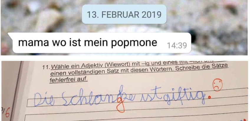 Kinderzettel zum Schlapplachen – Kindermund EXTRA… im Schreibstil!