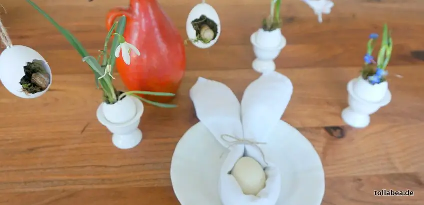 Ostern auf dem Tisch – auch Videocall-tauglich