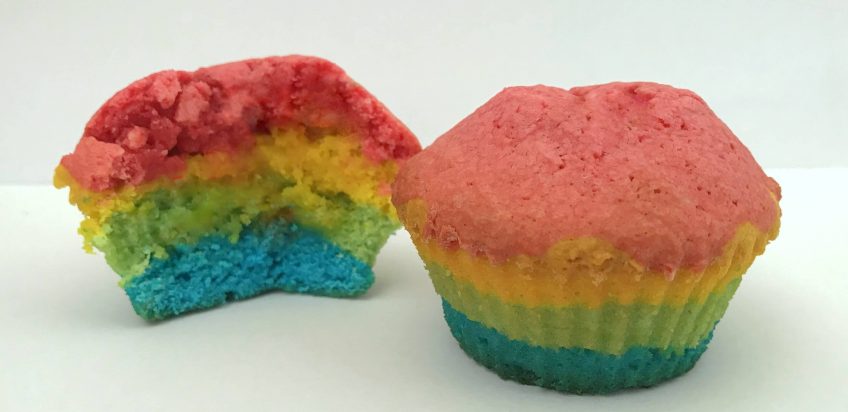Bunte Regenbogen Cupcakes selber backen