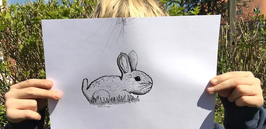 Ein wunderschönes Ostergedicht eines 12jährigen Künstlers: Bosse Berlin zeichnet und dichtet
