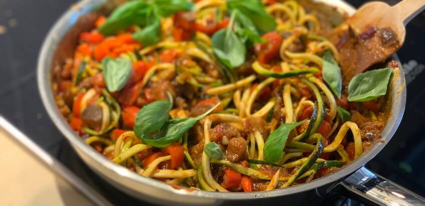 Zucchini statt Spaghetti – Lecker, schnell gemacht, gesund und low carb