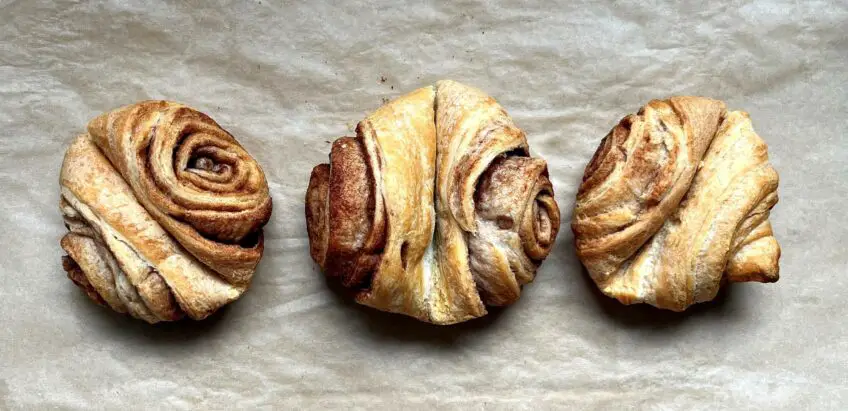 Franzbrötchen aus Aufbackcroissant-Teig selber machen