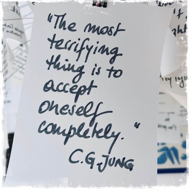 Selbstakzeptanz Zitat C.G. Jung