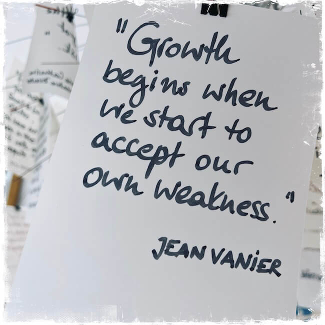 Selbstakzeptanz Zitat Jean Vanier